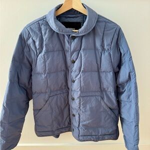 Slate Blue Puffer Jacket